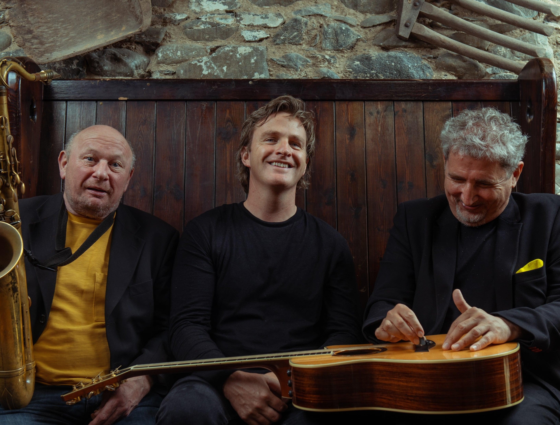 From left to right, Richie Buckley, Simon Morgan and Drazen Derek